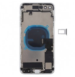 Vormontiert Gehäuse Rückseite Rahmen für iPhone 8 Plus (Silber)(Mit Logo) für 77,30 €