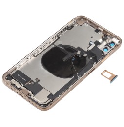 Voorgemonteerde achterkant imitatie iPhone 12 Pro voor iPhone XS Max (Gold)(Met Logo) voor €130.90