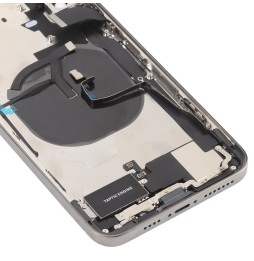 Vormontiert Gehäuse Nachahmung iPhone 12 Pro für iPhone XS Max (Schwarz)(Mit Logo) für €130.90