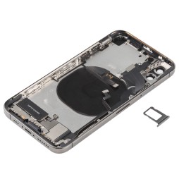 Vormontiert Gehäuse Nachahmung iPhone 12 Pro für iPhone X (Schwarz)(Mit Logo) für €122.90
