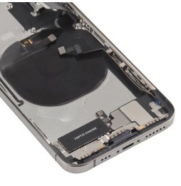 Vormontiert Gehäuse Nachahmung iPhone 12 Pro für iPhone X (Schwarz)(Mit Logo) für €122.90