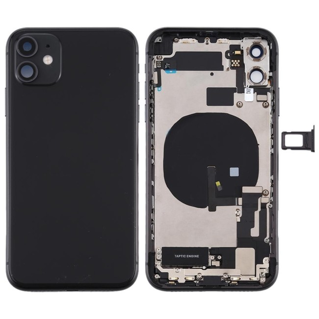 Back Housing Cover Assembly for iPhone 11 (Black)(With Logo) at 84,90 €