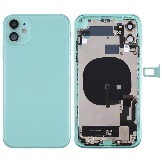 Back Housing Cover Assembly for iPhone 11 (Green)(With Logo) at 84,90 €