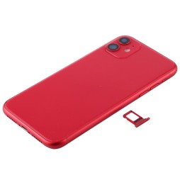 Voorgemonteerde achterkant voor iPhone 11 (Rood)(Met Logo) voor 84,90 €
