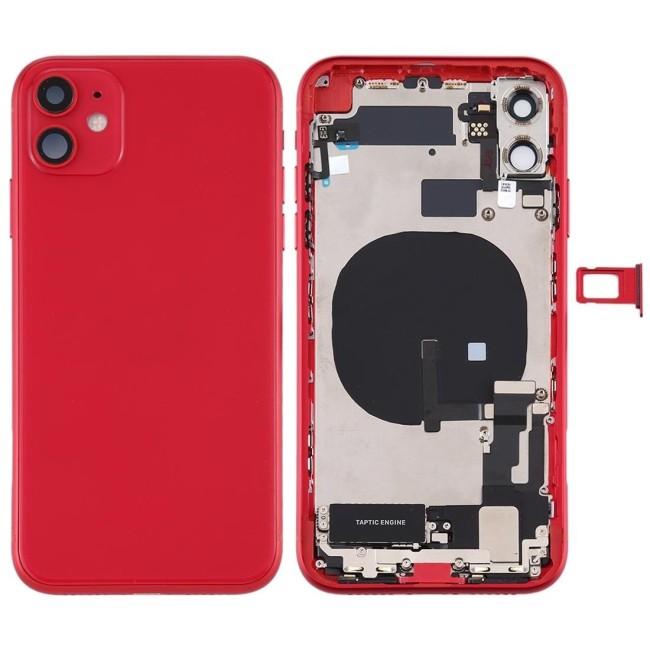 Back Housing Cover Assembly for iPhone 11 (Red)(With Logo) at 84,90 €