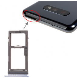 Tiroir carte SIM + Micro SD pour Samsung Galaxy S10+ SM-G975 (Bleu) à 6,90 €