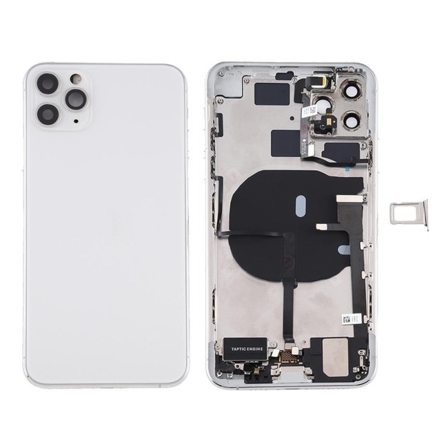 Back Housing Cover Assembly for iPhone 11 Pro (Silver)(With Logo) at 139,90 €