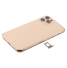 Vormontiert Gehäuse für iPhone 11 Pro Max (Gold)(Mit Logo) für 182,90 €