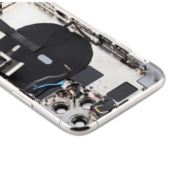 Vormontiert Gehäuse für iPhone 11 Pro Max (Silber)(Mit Logo) für 182,90 €