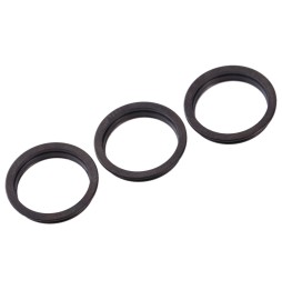 3x Camera Metal Hoop Ring for iPhone 11 Pro (Space Grey) at 9,45 €