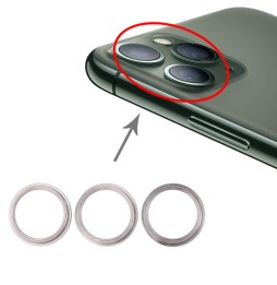 3x Kamerametallschutz für iPhone 11 Pro (Silber) für 9,45 €