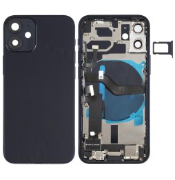 Vormontiert Gehäuse für iPhone 12 Mini (Schwarz)(Mit Logo) für 117,90 €