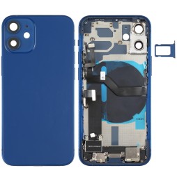 Vormontiert Gehäuse für iPhone 12 Mini (Blau)(Mit Logo) für 117,90 €