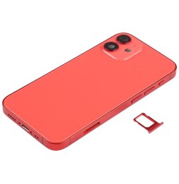 Voorgemonteerde achterkant voor iPhone 12 Mini (Rood)(Met Logo) voor 117,90 €