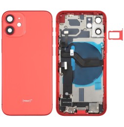 Vormontiert Gehäuse für iPhone 12 Mini (Rot)(Mit Logo) für 117,90 €