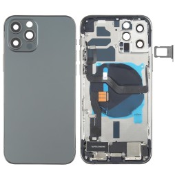 Vormontiert Gehäuse für iPhone 12 Pro (Schwarz)(Mit Logo) für 189,90 €