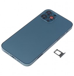 Vormontiert Gehäuse für iPhone 12 Pro (Blau)(Mit Logo) für 189,90 €
