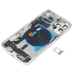 Back Housing Cover Assembly for iPhone 12 Pro (White)(With Logo) at 189,90 €
