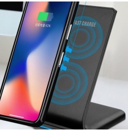 Vertical Fast Wireless Charger Desktop Stand 10W at 15,90 €