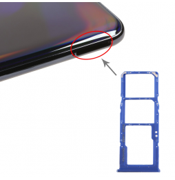 SIM + Micro SD kaart houder voor Samsung Galaxy A70 SM-A705 (Blauw) voor 6,90 €