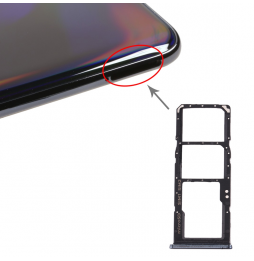 Tiroir carte SIM + Micro SD pour Samsung Galaxy A70 SM-A705 (Noir) à 6,90 €