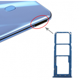 SIM + Micro SD Kartenhalter für Samsung Galaxy A30 SM-A305 (Blau) für 6,90 €