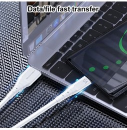 Lightning + Type-C + Micro-USB Schnelllade Kabel 1.5m 6A für 22,95 €