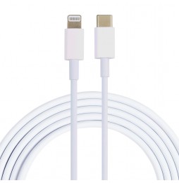 USB-C / Type-C naar Lightning snellaad kabel 2m 100W voor 17,95 €