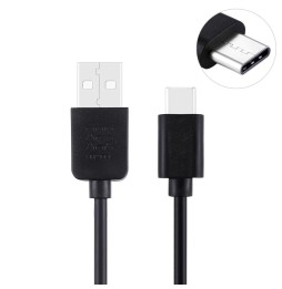 USB-C / Type-C naar USB kabel voor Samsung, Huawei... 1m (Zwart) voor 8,95 €