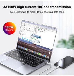 Type-C auf USB-C Schnelllade Kabel für Samsung, Huawei, Xiaomi... 1m 100W für 15,95 €