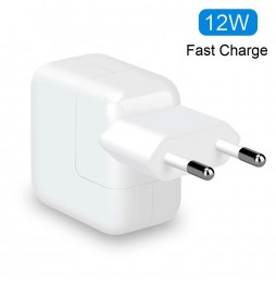 12W USB oplader voor iPad, iPhone, iPod (EU) voor 14,95 €
