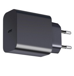 25W USB-C / Type-C Schnell Ladegerät (Schwarz) für 20,95 €
