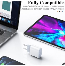 20W USB-C / Type-C snell oplader voor 16,95 €