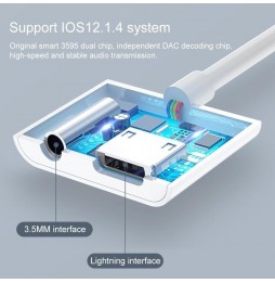Oortelefoon 3,5mm + opladen naar Lightning adapter voor 23,95 €