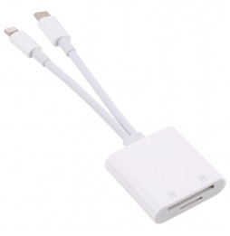 Adaptateur Carte Micro SD + TF vers Lightning + USB-C / Type-C à 21,95 €