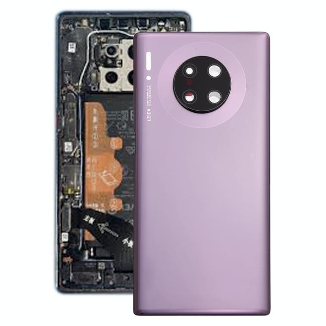 Cache arrière original avec lentille pour Huawei Mate 30 Pro (Violet)(Avec Logo)