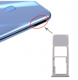 SIM + Micro SD Card Tray for Samsung Galaxy A30 SM-A305 (Silver) at 6,90 €