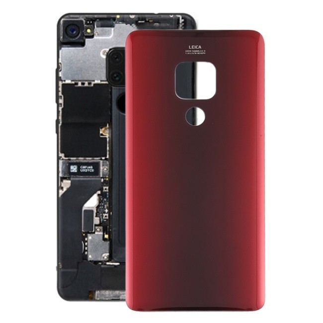 Cache arrière pour Huawei Mate 20 (Rouge)(Avec Logo)