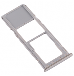 SIM + Micro SD kaart houder voor Samsung Galaxy A30 SM-A305 (Zilver) voor 6,90 €