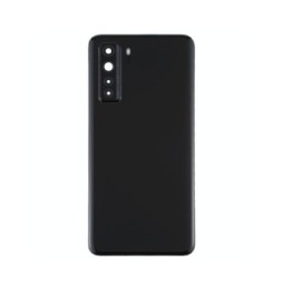 Original Battery Back Cover with Lens for Huawei P40 Lite 5G (Black)(With Logo)