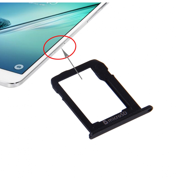 Micro SD Card Tray for Samsung Galaxy Tab S2 8.0 SM-T715 (Black)