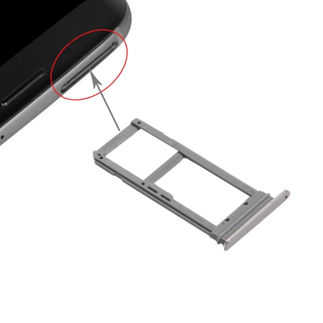 SIM + Micro SD Kartenhalter für Samsung Galaxy S7 Edge SM-G935 (Gold) für 5,90 €