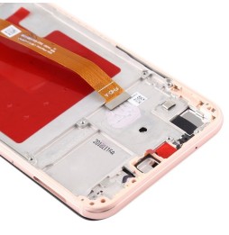 LCD-Bildschirm mit Rahmen für Huawei P20 Lite (Rosa)