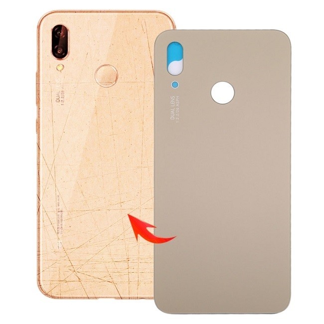 Back Cover for Huawei P20 Lite (Gold)(With Logo) at €7.08