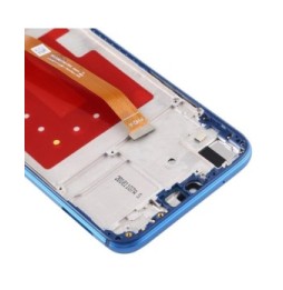 LCD-Bildschirm mit Rahmen für Huawei P20 Lite (Blau)