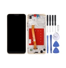 LCD Screen with Frame for Huawei P20 Lite (Gold)
