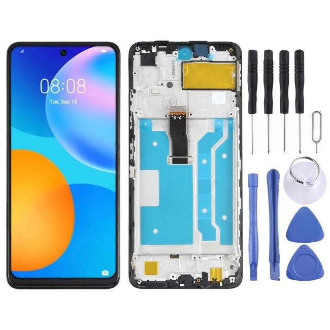 LCD Screen and Digitizer Full Assembly with Frame for Huawei P Smart 2021