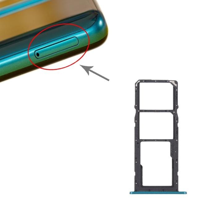 SIM + Micro SD Card Tray for Huawei P Smart 2021 (Green)