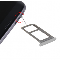 SIM + Micro SD Kartenhalter für Samsung Galaxy S7 Edge SM-G935 (Silber) für 5,90 €