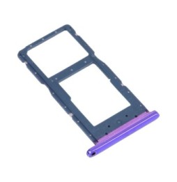 Tiroir carte SIM + Micro SD pour Huawei P Smart 2019 (Violet)